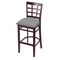 Holland Bar Stool Co 25" Counter Stool, Dark Cherry Finish, Canter Grey Seat 313025DC007 - alternate 1